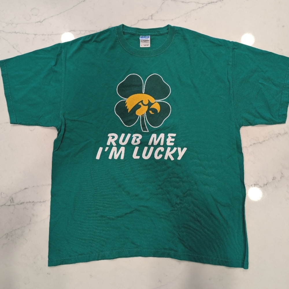 Iowa Hawkeyes lucky Irish shirt